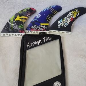 Azzign Fins Graffiti Surfboard Fin Set